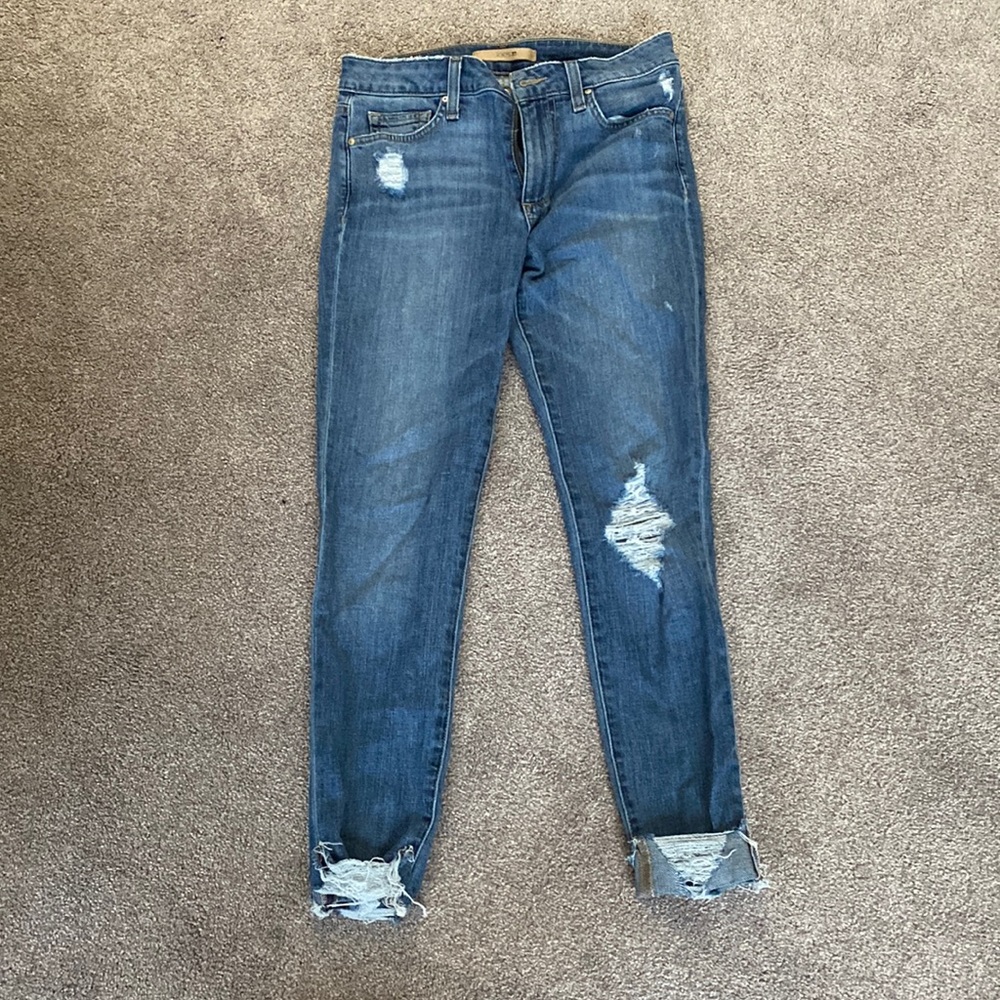 Joe’s Ankle Distressed Skinny Jeans